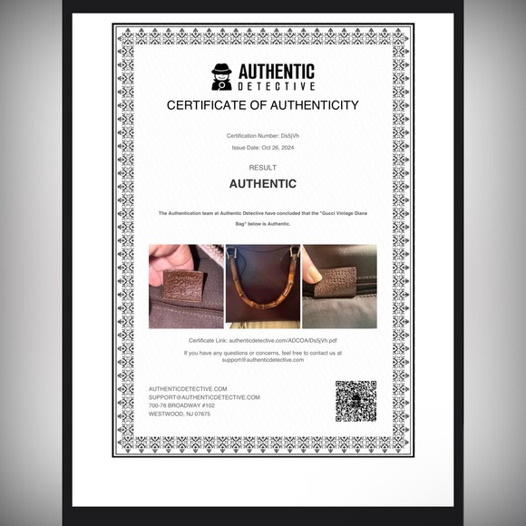 Gucci Diana Large Vintage Bamboo tote in Brown - Picture 11 of 16